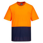 Hi Vis Contrast Class D Tee Shirt Short Sleeve