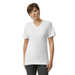 Unisex CVC V-Neck Tee Shirt