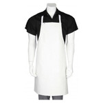 White, Black and  Navy Short PVC Bib Apron