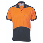 Hi Vis Cool Breathe Panel Polo Shirt