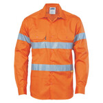 Cotton Drill Shirt with 3M R/Tape