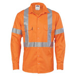 Cool Breeze Cross Back Cotton Shirt with 3M R/Tape