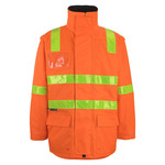 Vic Road (D+N) Zip Off Sleeve Longline Jacket