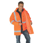 HiVis Cross Back D/N “6 in 1” Jacket